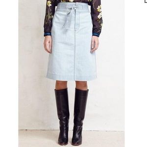 Warm NY Byrd Denim Skirt